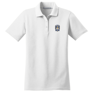 Girls Fitted Knit Polo w/ OLPH Embroidered Logo Grades PS-8