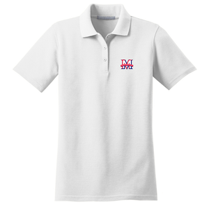 Girls Fitted Knit Polo w/ Maranatha Fiberlok Logo