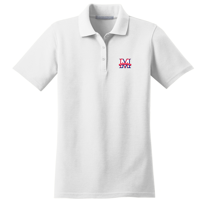 Girls Fitted Knit Polo w/ Maranatha Fiberlok Logo