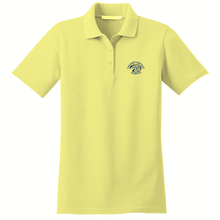 Load image into Gallery viewer, Girls Fitted Knit Polo w/ Calvary Embroidered Logo Grades K-12
