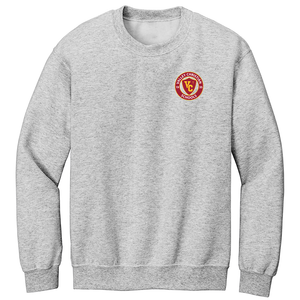 Crewneck Sweatshirt w/Valley Christian Cerritos Heat Seal Logo Grades TK-12