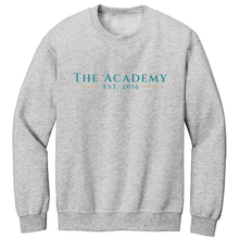 Load image into Gallery viewer, Crewneck Sweatshirt w/ The Academy of RB Large Heatseal Logo Grades TK-8
