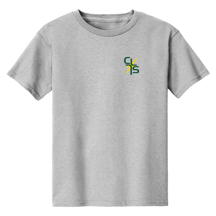 Cotton PE Shirt w/ Christ Lutheran Heatseal Logo Grades 5-8