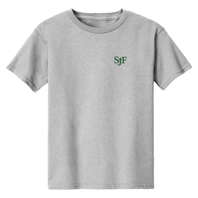 Cotton PE Shirt w/ St. John Fisher Heatseal Logo Grades K-8