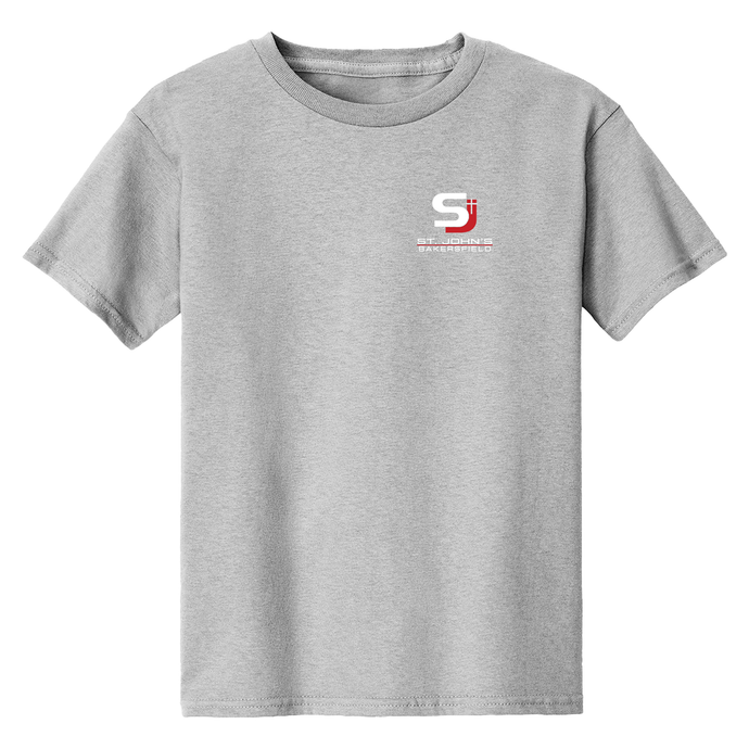 Cotton PE T-Shirt w/ Saint John Lutheran Heatseal Logo Grades 5-8