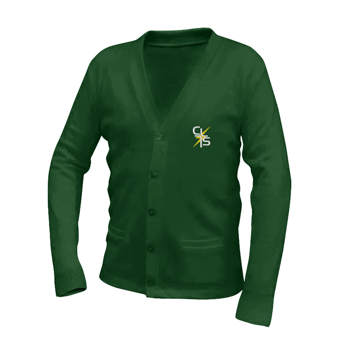 Cardigan Sweater w/ Christ Lutheran Embroidered Logo Grades K-8