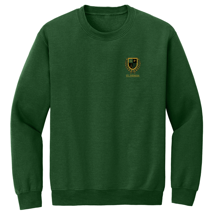 Crewneck Sweatshirt w/ St. Theresa Heatseal Logo Grades K-8