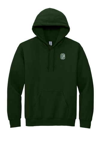 Green Hooded Sweatshirt w/ Garces Heatseal Logo Grades 9-12