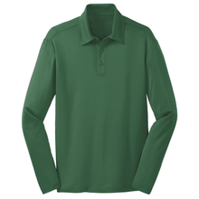 Load image into Gallery viewer, Basic Long Sleeve Knit Polo w/ St. Francis Fiberlok Logo
