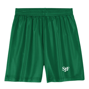 PE Mesh Short w/ St. John Fisher Heatseal Logo Grades K-8
