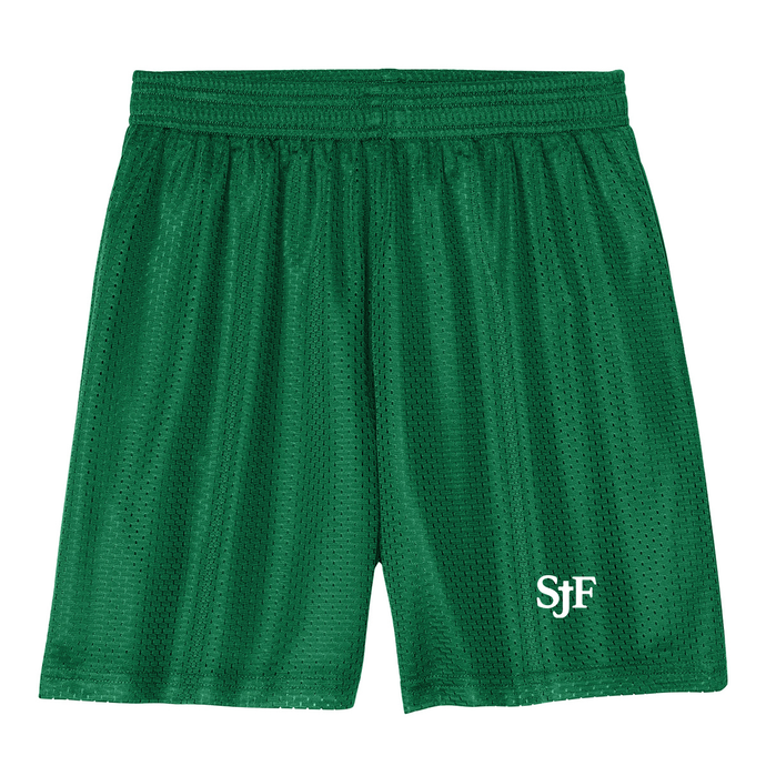 PE Mesh Short w/ St. John Fisher Heatseal Logo Grades K-8