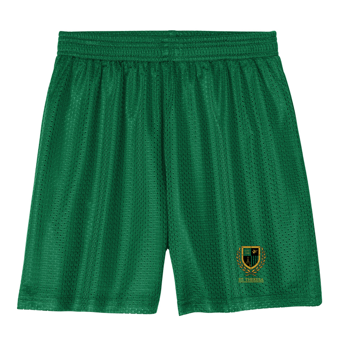 PE Mesh Short w/ St. Theresa Heatseal Logo Grades K-8