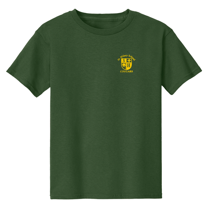 Cotton PE Shirt w/ St. Hilary Heatseal Logo Grades TK-8