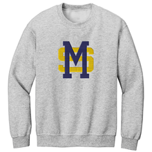 Load image into Gallery viewer, Crewneck Sweatshirt w/ Mary Star High Embroidered MS Logo Grades 9-12
