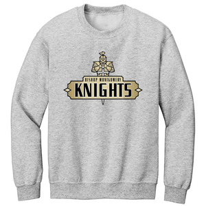 Crew Sweatshirt w/Bishop Large Heatseal Logo Grades 9-12