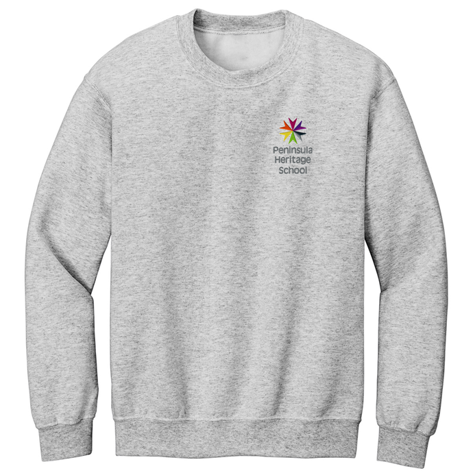 Crewneck Sweatshirt w/ Peninsula Heritage Embroidered Logo