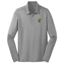 Load image into Gallery viewer, Basic Long Sleeve Knit Polo w/ St. Hilary Embroidered Logo Grades TK-8
