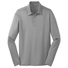 Load image into Gallery viewer, Basic Long Sleeve Knit Polo w/ The Academy Preschool Fiberlok Logo
