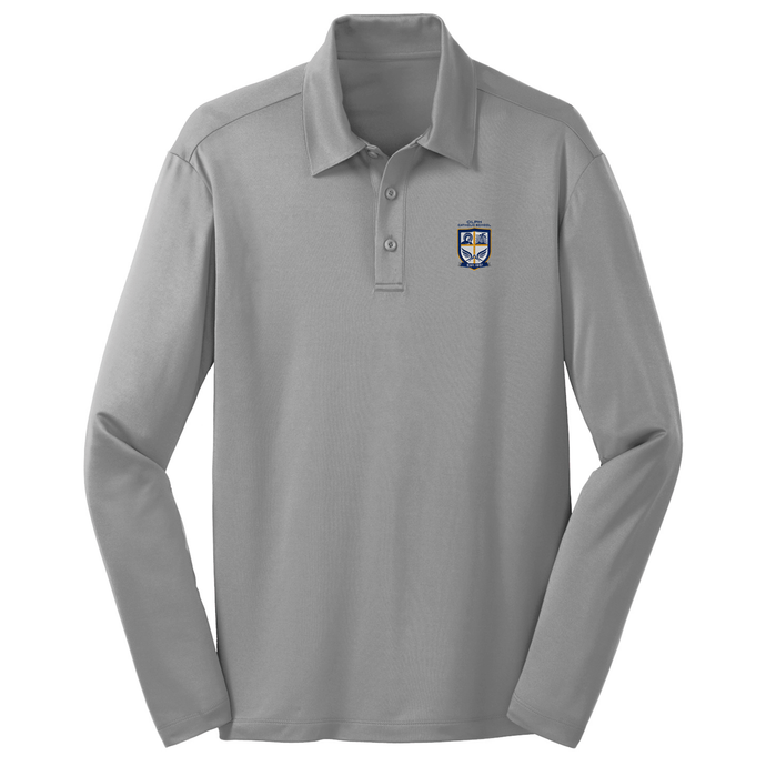 Long sleeve Knit Polo w/ OLPH Fiberlok Logo Grades PS-8