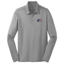 Load image into Gallery viewer, Basic Long Sleeve Knit Polo w/ Riviera Hall Embroidered Logo Grades PK-8
