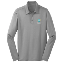 Load image into Gallery viewer, Basic Long Sleeve Knit Polo w/ The Academy of RB Fiberlok Logo
