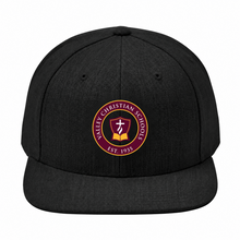 Load image into Gallery viewer, Snapback Hat w/ Valley Christian Cerritos Logo
