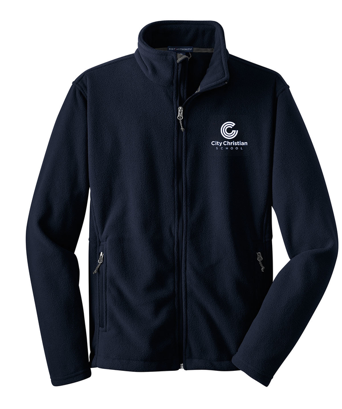 Full Zip Polar Fleece w/ City Christian Fiberlok Logo