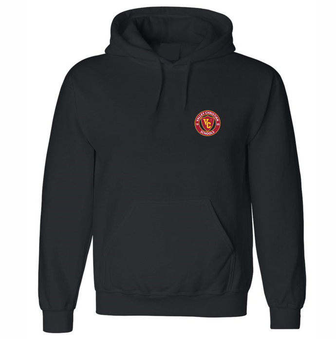 Hooded Sweatshirt w/Valley Christian Cerritos Fiberlok Logo Grades TK-12