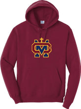 Load image into Gallery viewer, Cantwell Sacred Heart Hooded Sweatshirt with Big Embroidered Logo Grades 9-12
