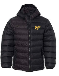 Puffy Jacket w/ hood w/ SJF logo