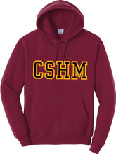 Load image into Gallery viewer, Cantwell Sacred Heart Tackle Twill Embroidered Hooded Sweatshirt Grades 9-12
