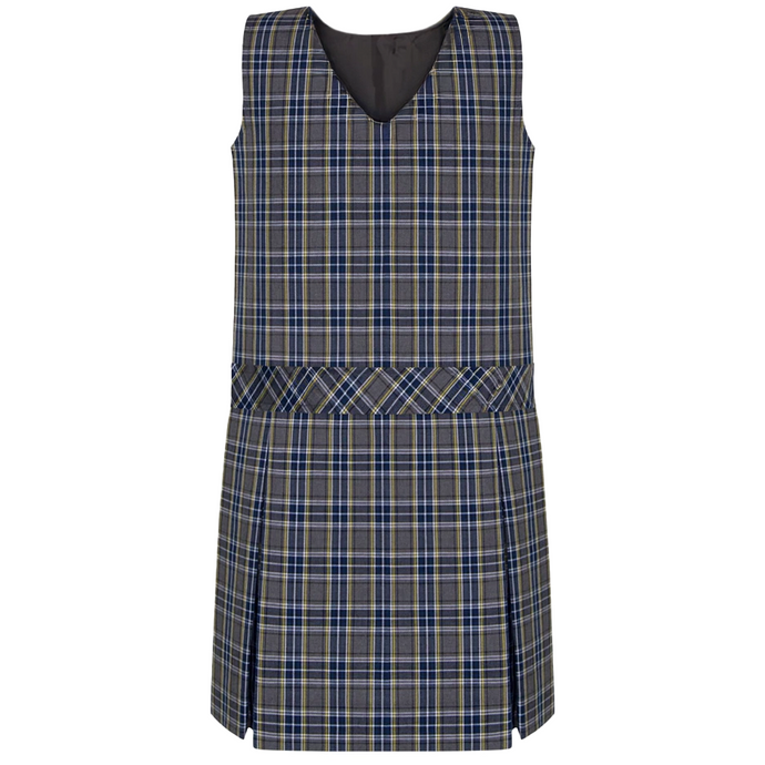 Girls Holy Family School Plaid Jumper Grades K-5