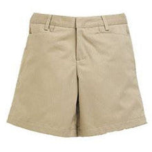 Load image into Gallery viewer, Girls Twill Flat Front Shorts Grades 9-12
