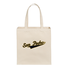 Load image into Gallery viewer, Khaki Tote Bag w/ San Pedro Logo
