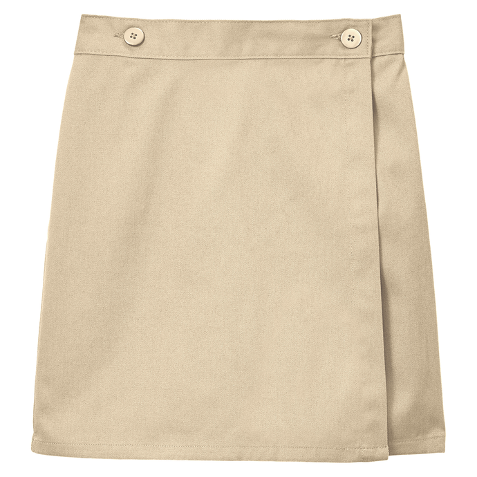Khaki Wrap Skort Grades K-12