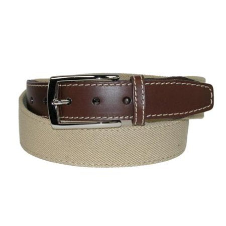 Adjustable Khaki Stretch Belt