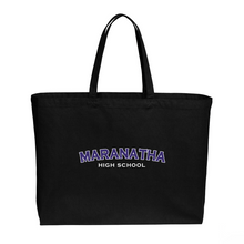 Load image into Gallery viewer, Large Tote Bag w/ Maranatha High School Logo
