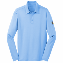 Load image into Gallery viewer, Basic Long Sleeve Knit Polo w/ Mary Star High Embroidered Logo Grades 9-12
