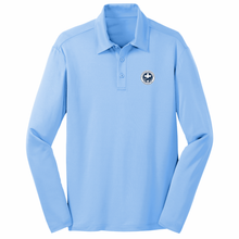 Load image into Gallery viewer, Basic Long Sleeve Knit Polo w/ St. Catherine Heatseal Logo Grades TK-8
