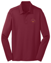 Load image into Gallery viewer, Basic Long Sleeve Knit Polo w/ Valley Christian Cerritos Fiberlok Logo
