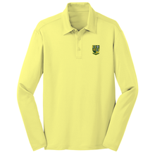 Load image into Gallery viewer, Basic Long Sleeve Knit Polo w/ St. Hilary Embroidered Logo Grades TK-8
