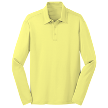 Load image into Gallery viewer, Basic Long Sleeve Knit Polo w/ Stockdale Fiberlok Logo
