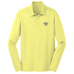 Basic Long Sleeve Knit Polo w/ Calvary Embroidered Logo Grades K-12