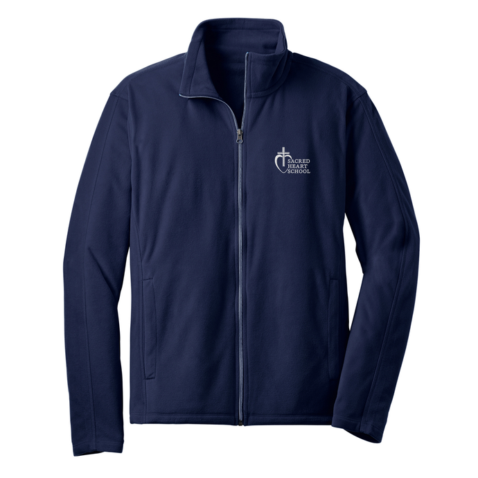 Full Zip Polar Fleece w/ Sacred Heart Embroidered Logo Preschool