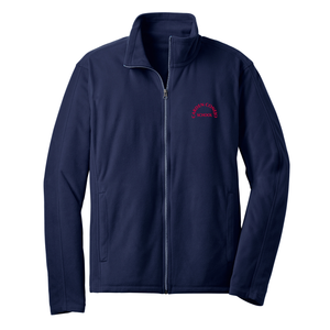 Full Zip Polar Fleece w/ Embroidered Red Logo