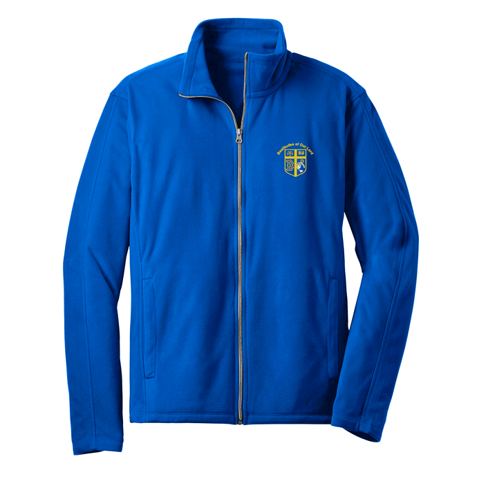 Full Zip Polar Fleece w/ Beatitudes Embroidered Logo Grades TK-8