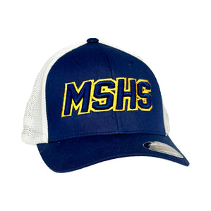 Navy and White Hat w/ MSHS Embroidered Logo Grades 9-12