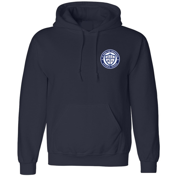 Hooded Sweatshirt w/ St. Bede School Fiberlok  Logo TK-8