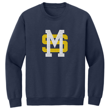 Load image into Gallery viewer, Crewneck Sweatshirt w/ Mary Star High Embroidered MS Logo Grades 9-12
