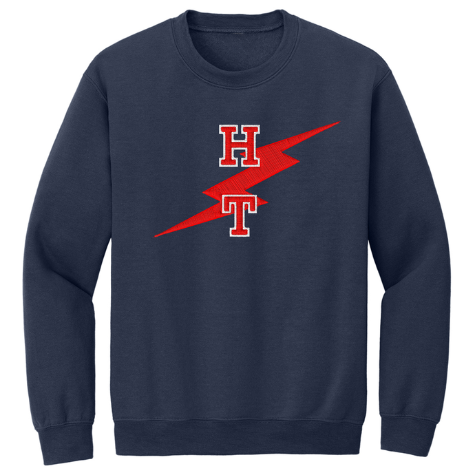 Holy Trinity Tackle Twill Embroidered Crewneck Sweatshirt Grades K-8